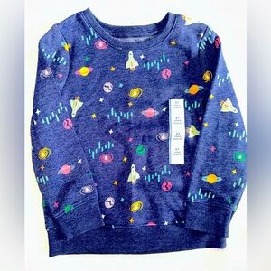 Cat & Jack 5T Space Sweatshirt
